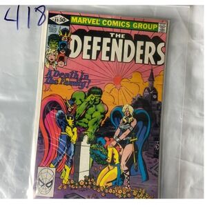 The Defenders Marvel Comics Group Comic Book Issue 128 1980‎ A Death